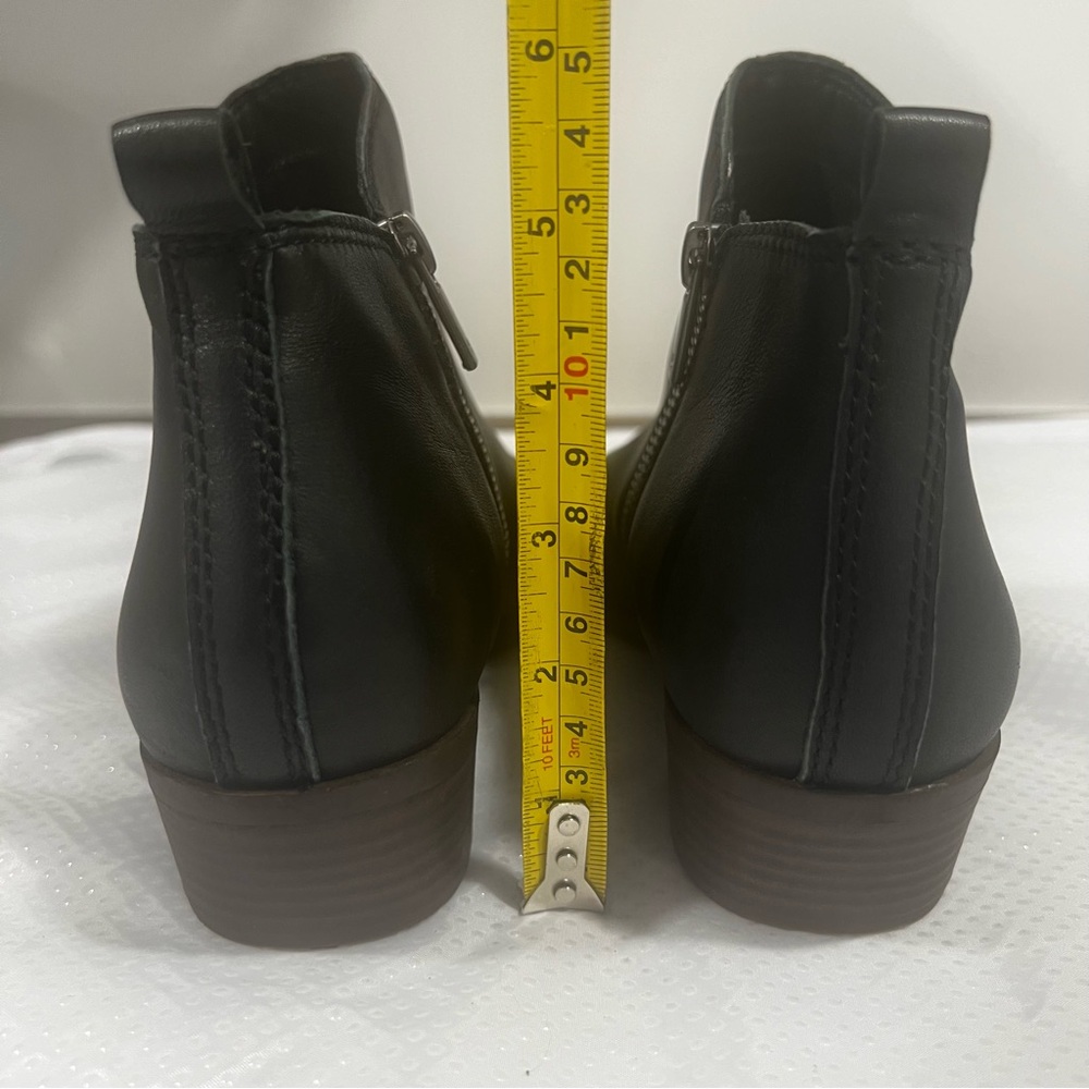 Lucky Brand Basel Leather Bootie Women’s Sz 7.5W Black - Picture 15 of 15